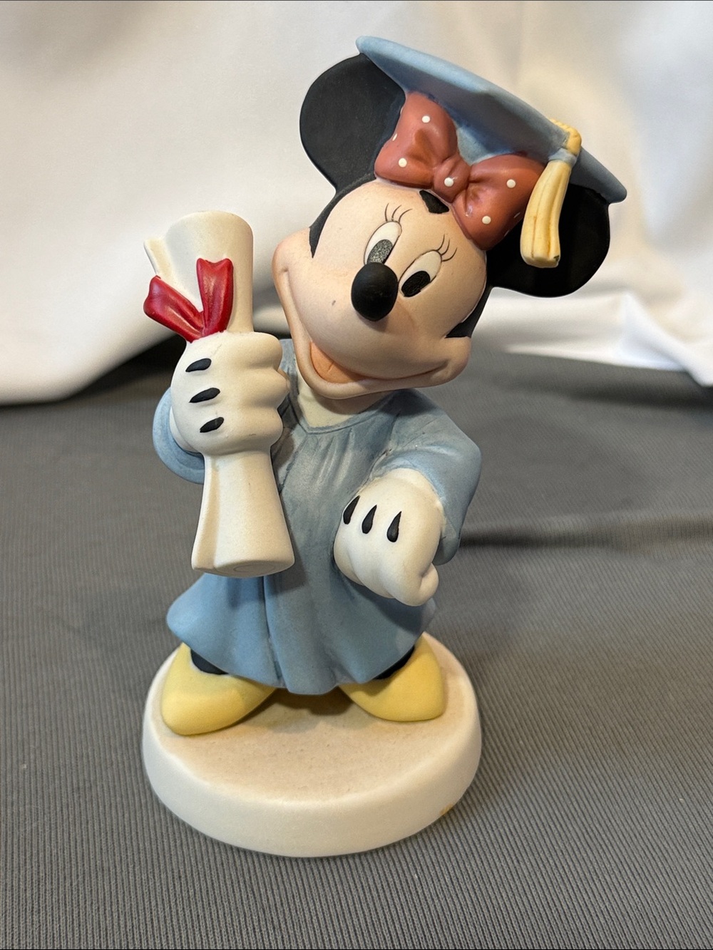 Disney Minnie Mouse Graduation Ceramic Figure